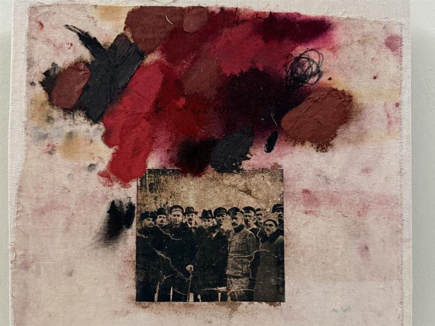 Κronstadt, 2025, mixed media, 40 x 40 cm