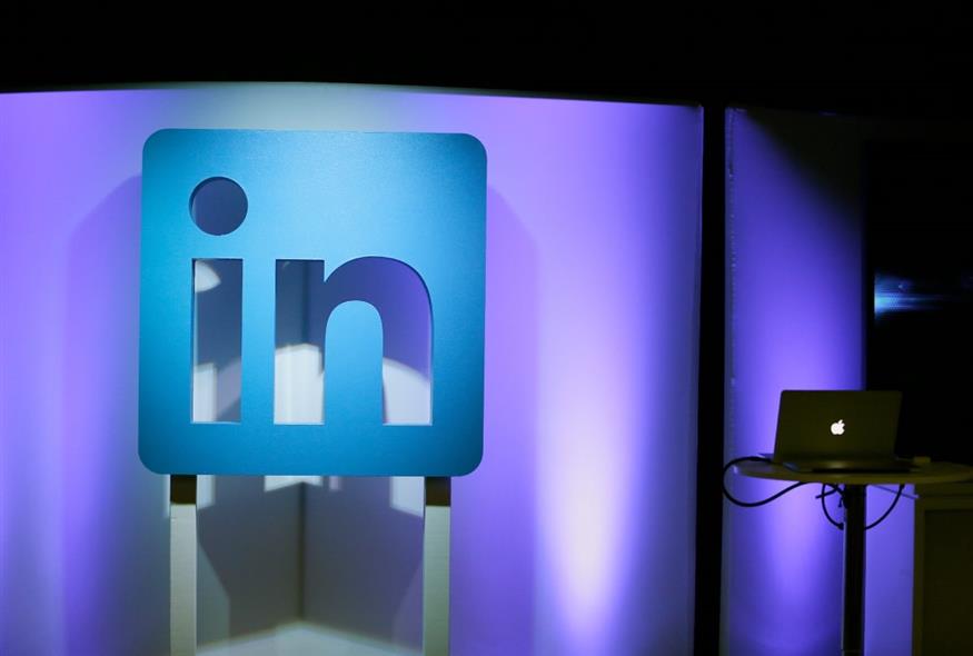 Το λογότυπο της LinkedIn (Eric Risberg/AP)