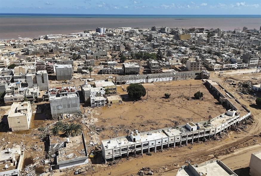 Με την Ημέρα της Κρίσης παρομοιάζουν οι κάτοικοι της Ντέρνα της Λιβύης τις καταστροφές που άφησε πίσω της η κακοκαιρία Daniel (Associated Press)