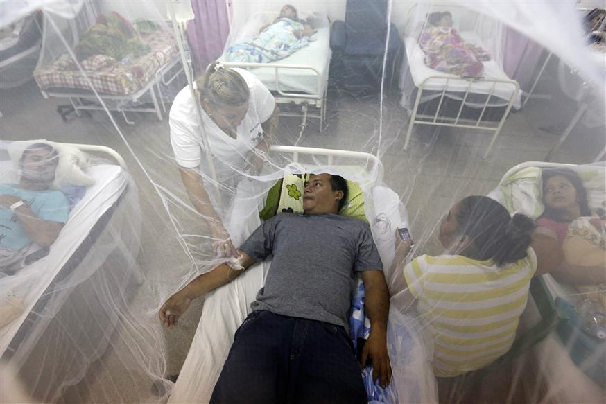 Ασθενής στην Παραγουάη/(AP Photo/Jorge Saenz)