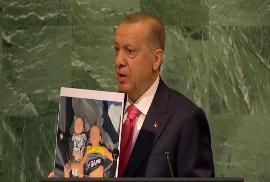 Ο Τούρκος πρόεδρος, Ρετζέπ Ταγίπ Ερντογάν/YouTube Capture