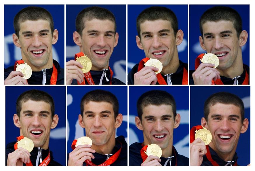 Οκτώ φορές «χρυσός» σε μια διοργάνωση Ολυμπιακών Αγώνων! /copyright Ap Photos