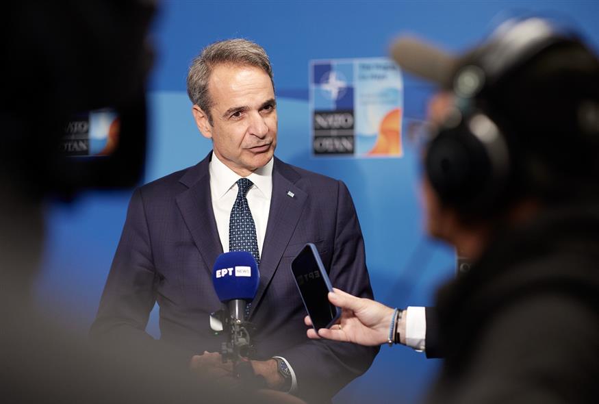 Ο Κυριάκος Μητσοτάκης (ΔΗΜΗΤΡΗΣ ΠΑΠΑΜΗΤΣΟΣ/ΓΡΑΦΕΙΟ ΤΥΠΟΥ ΠΡΩΘΥΠΟΥΡΓΟΥ/EUROKINISSI)