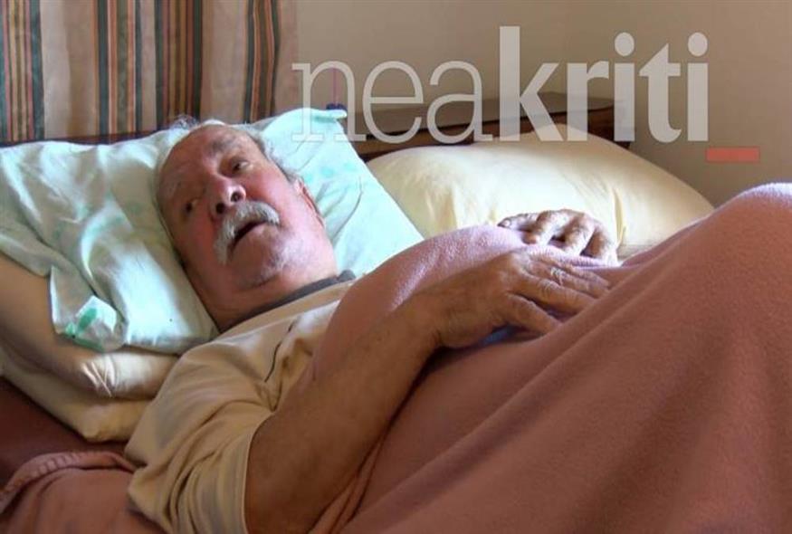 O Χρήστος Δερμιτζάκης, πρώην φιλοξενούμενος της μονάδας φροντίδας ηλικιωμένων στα Χανιά / neakriti.gr