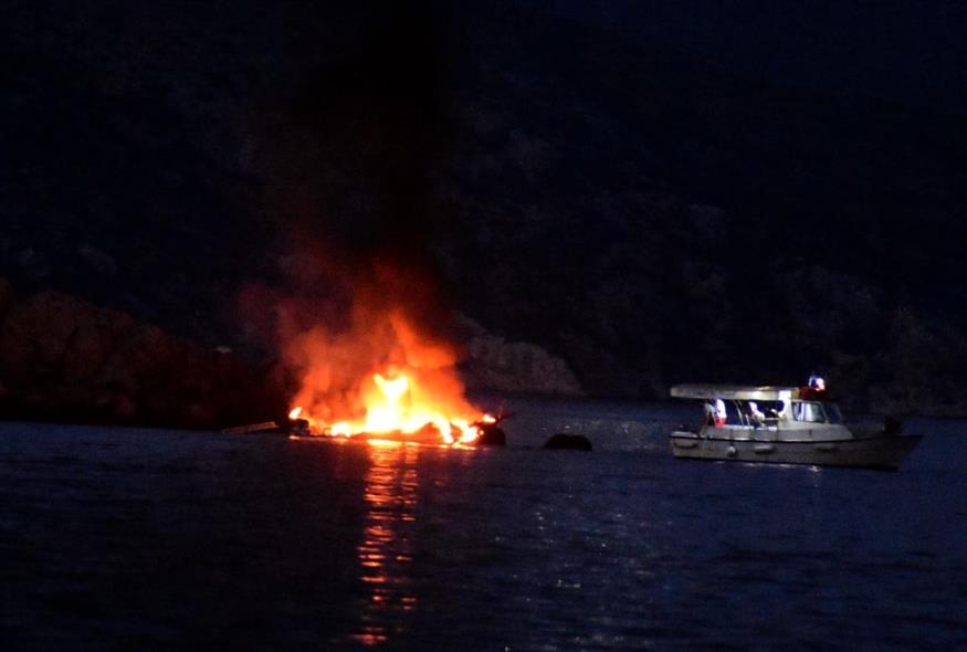 Φωτιά σε σκάφος (φωτογραφία αρχείου/ Eurokinissi)
