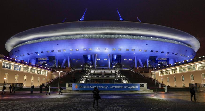 Ο τελικός του 2021 UEFA Champions League θα διεξαχθεί στην Αγία Πετρούπολη(AP Photo/Dmitri Lovetsky, File)
