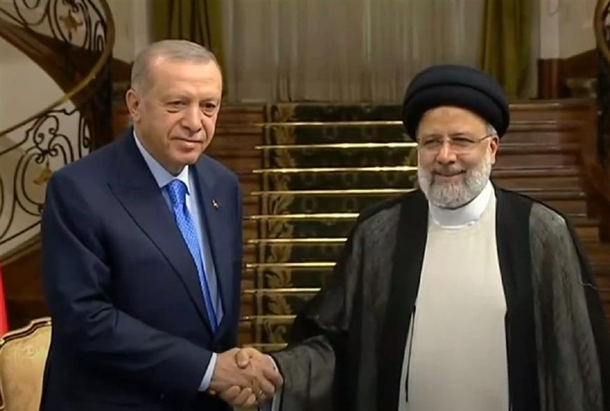 Συνάντηση του Ερντογάν με τον Ιρανό πρόεδρο