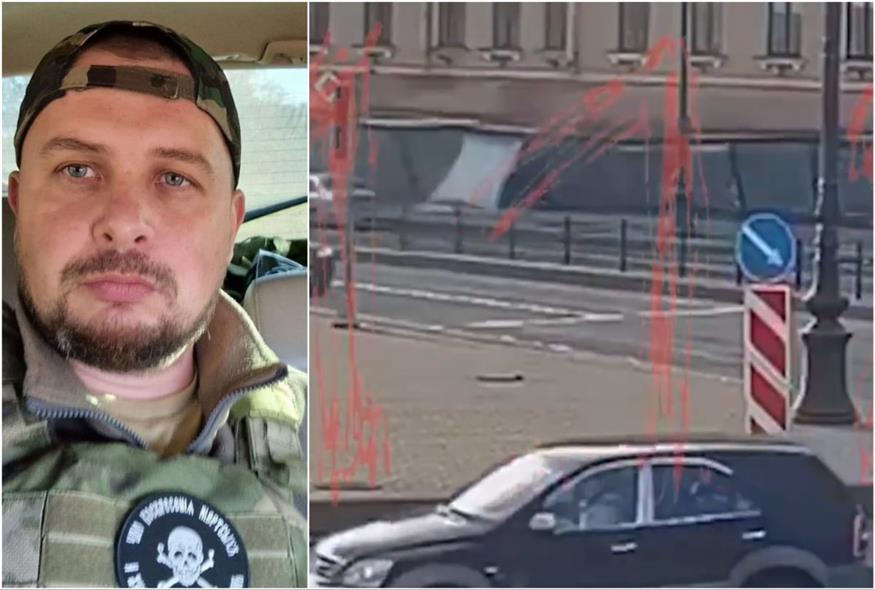 Η στιγμή της έκρηξης που σκότωσε τον Ρώσο μπλόγκερ στην Αγία Πετρούπολη