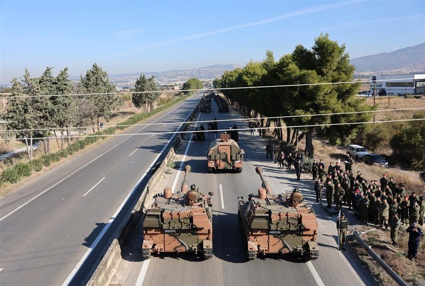 Δοκιμαστική παρέλαση στη Θεσσαλονίκη (ΡΑΦΑΗΛ ΓΕΩΡΓΙΑΔΗΣ/EUROKINISSI)