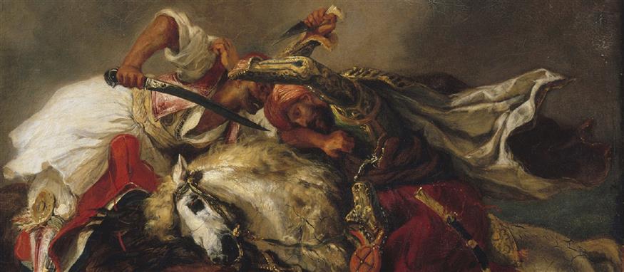Πίνακας του Ντελακρουά εμπνευσμένος από την Ελληνική Επανάσταση