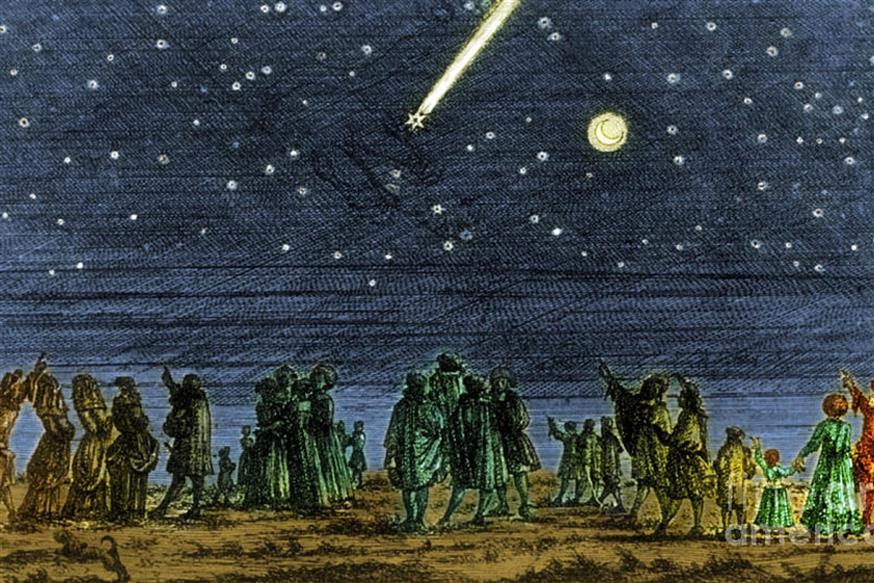 Ο Κομήτης του Χάλεϊ το 466 π.Χ. στον ουρανό πάνω από την Ελλάδα