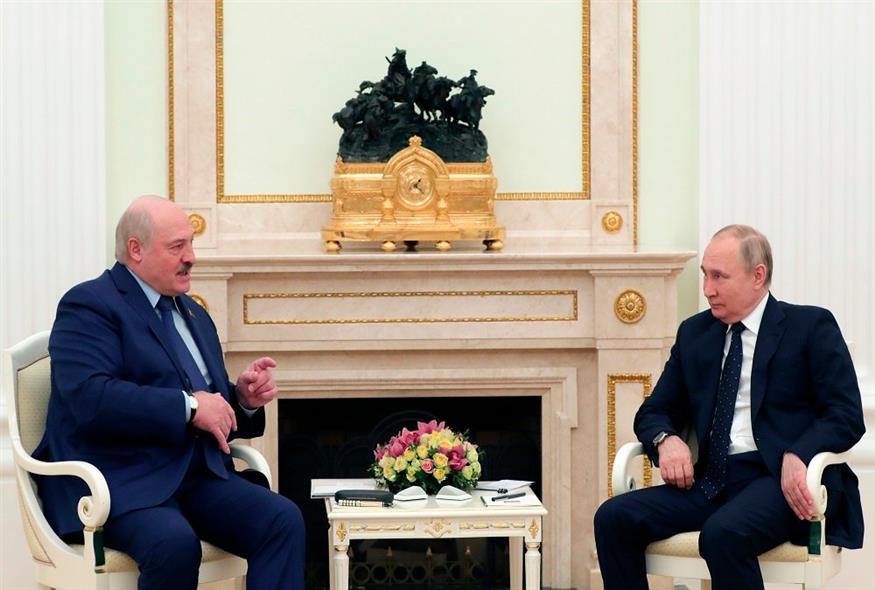 Συνάντηση Πούτιν - Λουκασένκο (AP)