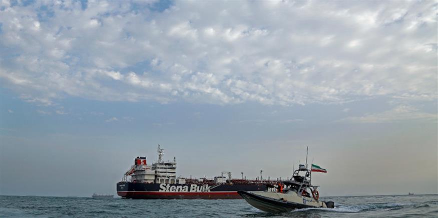 Το τάνκερ Stena Impero που είχε κατασχέσει το Ιράν τον Ιούλιο (Hasan Shirvani/Mizan News Agency via AP)