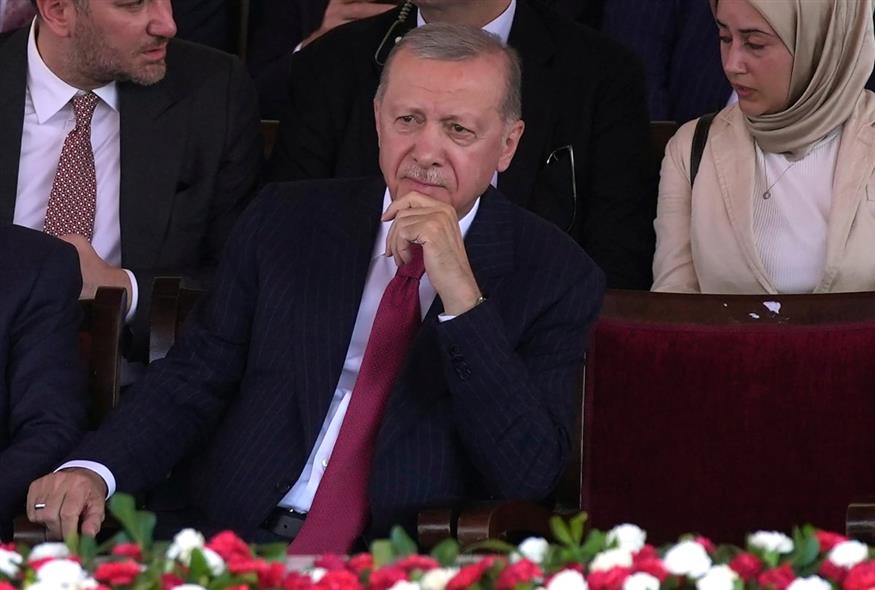 Ρετζέπ Ταγίπρ Ερντογάν (AP Photo/Petros Karadjias)