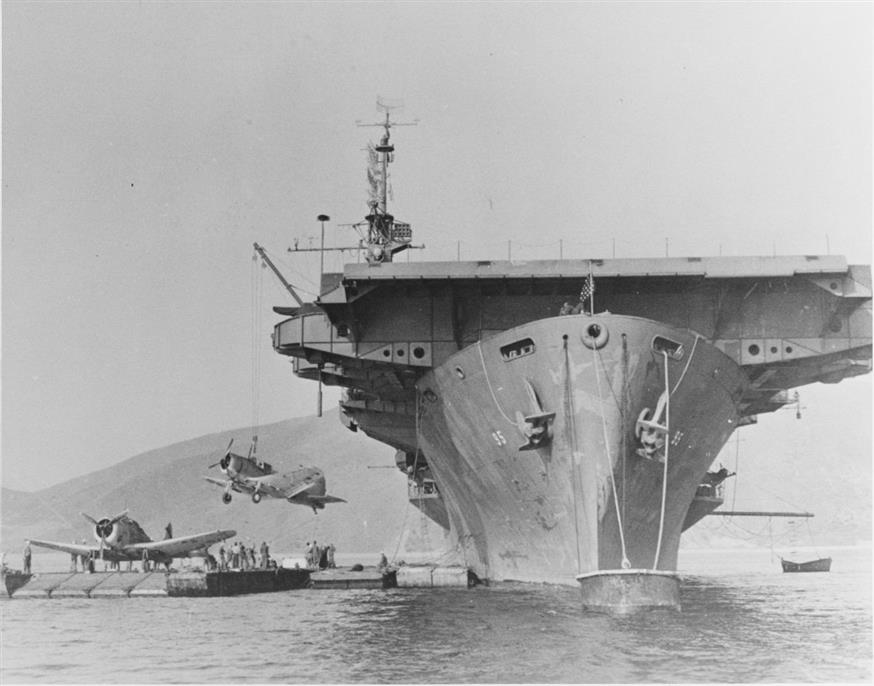 Το αεροπλανοφόρο Bismarck Sea