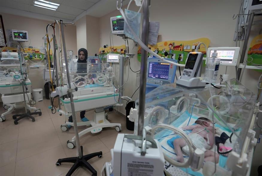 Μονάδα προώρων στο νοσοκομείο Αλ - Σίφα της Γάζας (φωτογραφία αρχείου/ Associated Press)