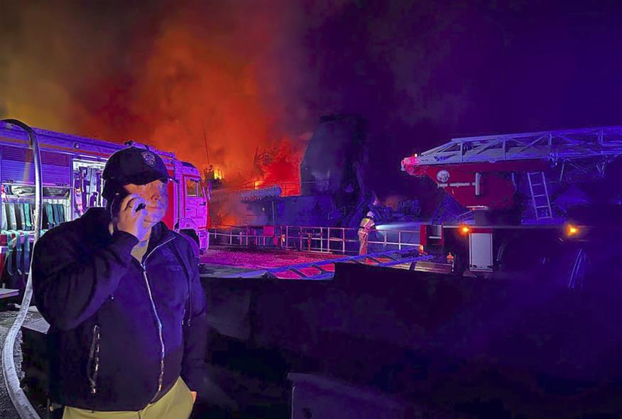 Μαζική επίθεση στην Ουκρανία με drones και πυραύλους (AP)