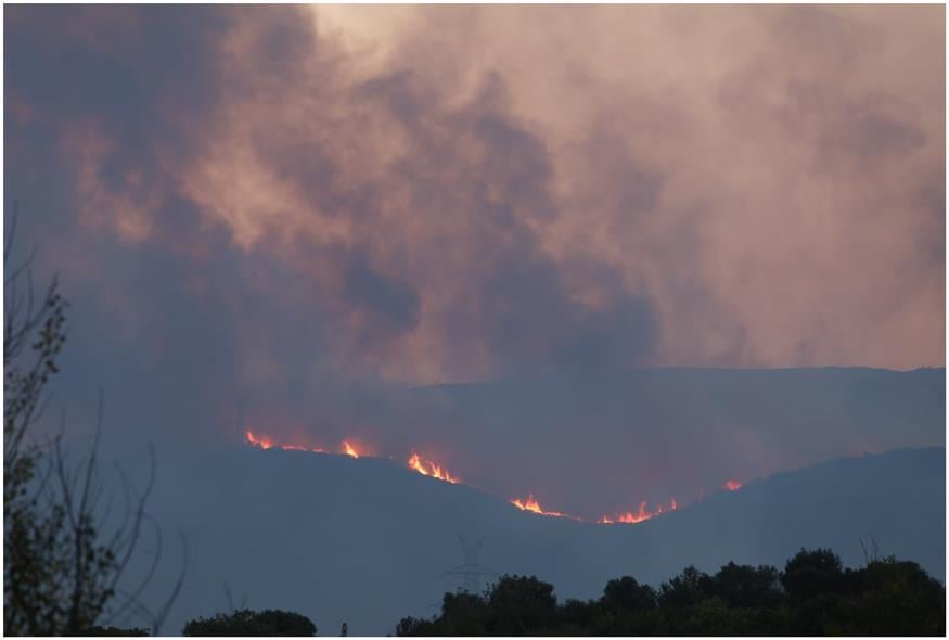 Φωτιά στο Παγγαίο (Eurokinissi)