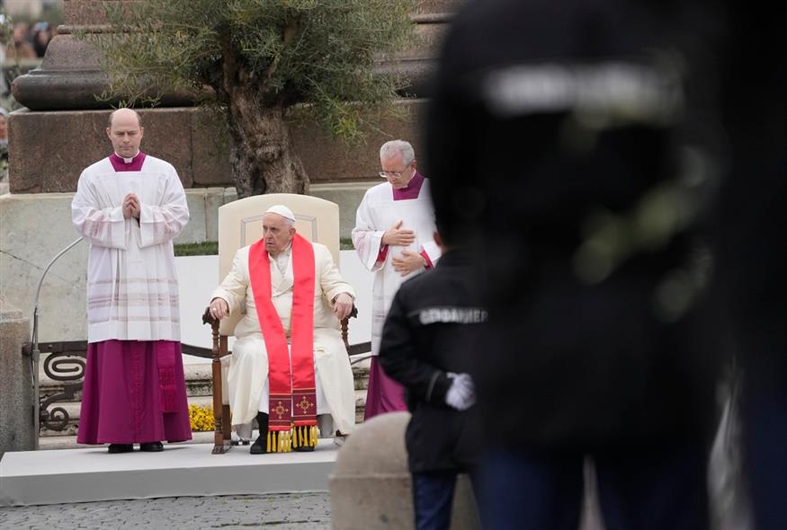 Πάπας Φραγκίσκος (AP Photo/Andrew Medichini)