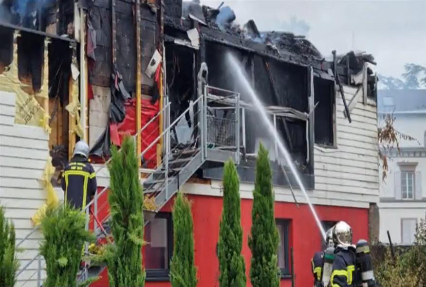 Φωτιά  σε κατοικία όπου φιλοξενούνταν άτομα με ειδικές ανάγκες στη Γαλλία/BFMTV/Τwitter