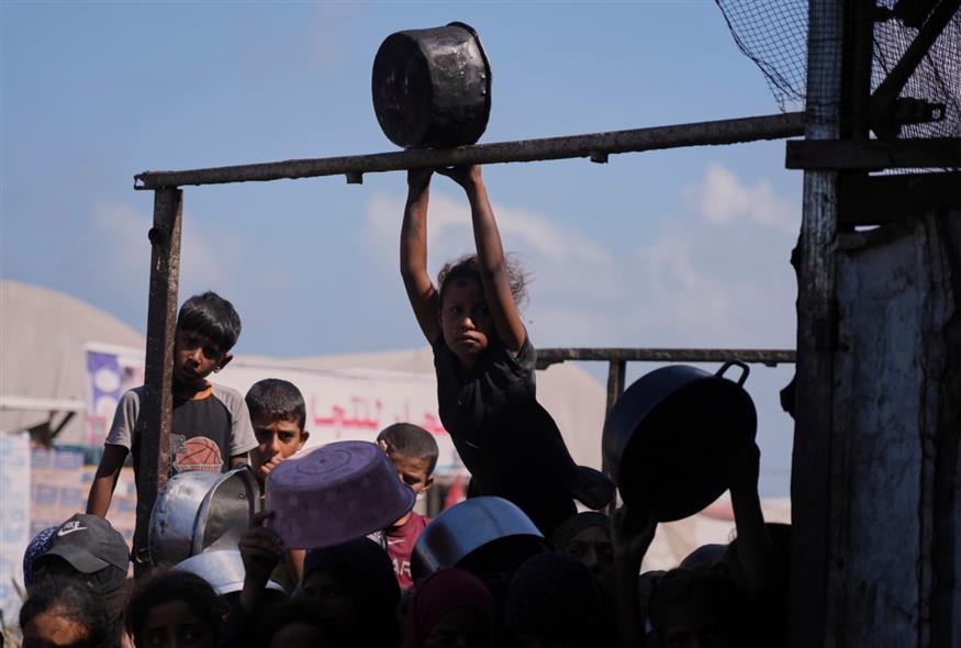 Παιδιά στη Γάζα (AP Photo/Jehad Alshrafi)
