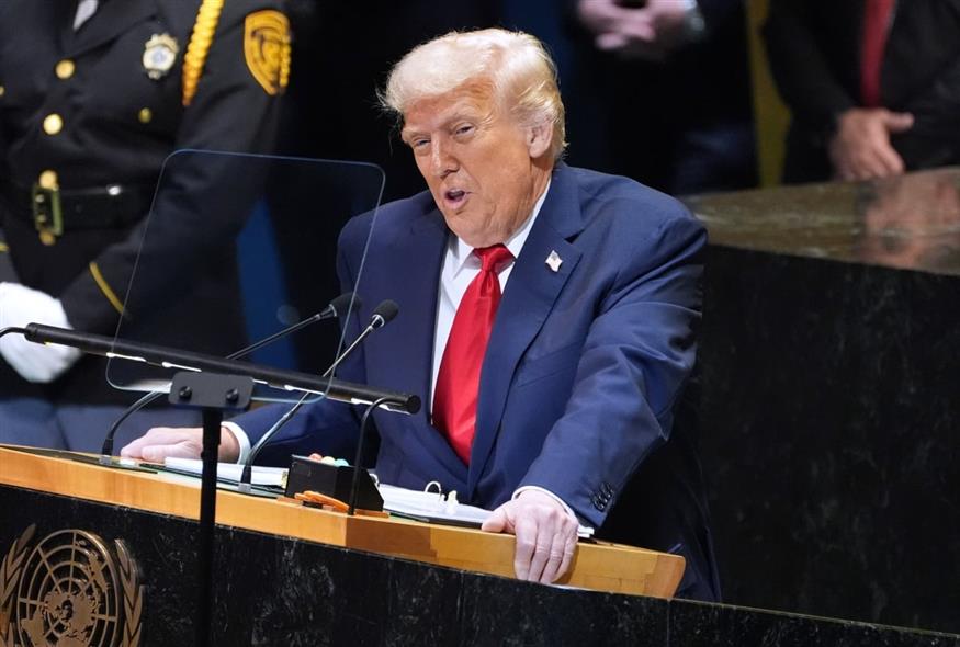 Ο Ντόναλντ Τραμπ στη Γενική Συνέλευση του ΟΗΕ (AP)