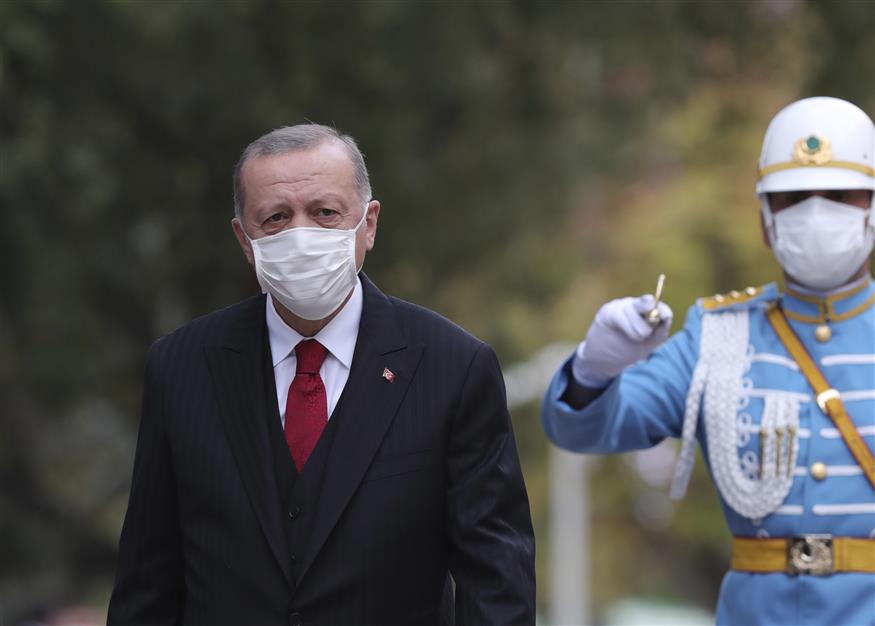 Ρετζέπ Ταγίπ Ερντογάν (Turkish Presidency via AP. Pool)