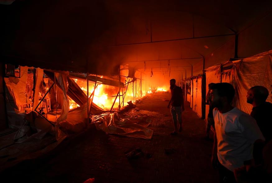 Ισραηλινό χτύπημα σε καταυλισμό στη Γάζα (AP Photo/Abdel Kareem Hana, File)