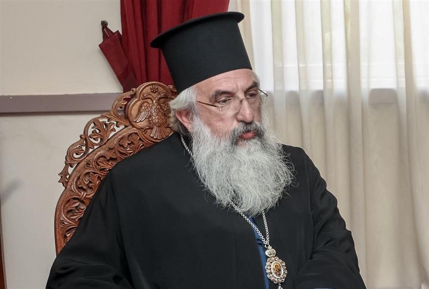 Ο Αρχιεπίσκοπος Κρήτης Ευγένιος (Eurokinissi)
