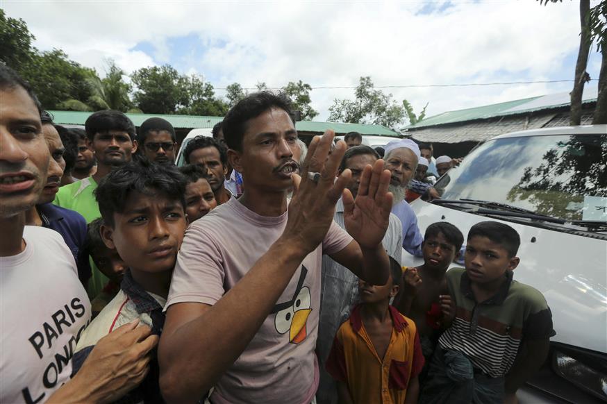 Πρόσφυγες Ροχίνγκια/(AP Photo/Mahmud Hossain Opu)