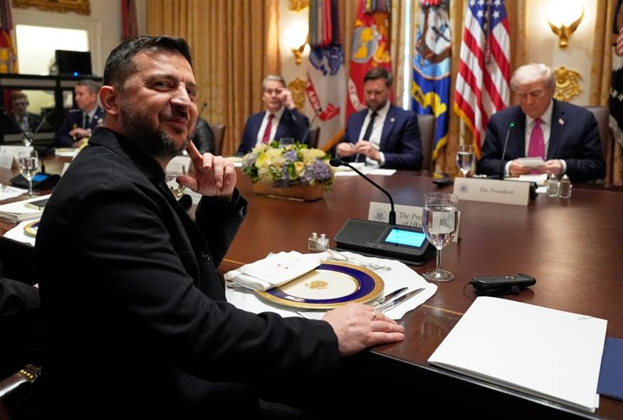 Συνάντηση Τραμπ - Ζελένσκι (AP Photo/Alex Brandon)