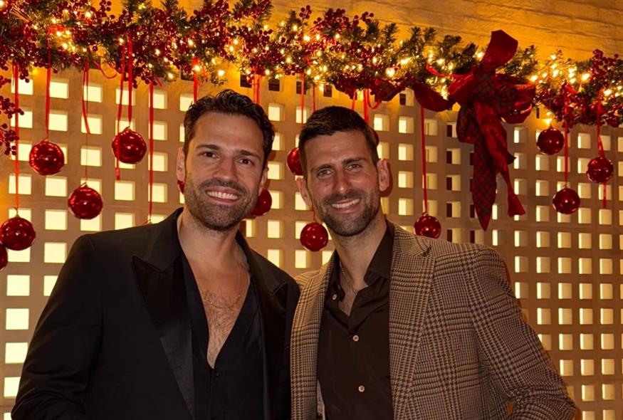 Κωνσταντίνος Αργυρός - Νόβακ Τζόκοβιτς (Copyright:Instagram)