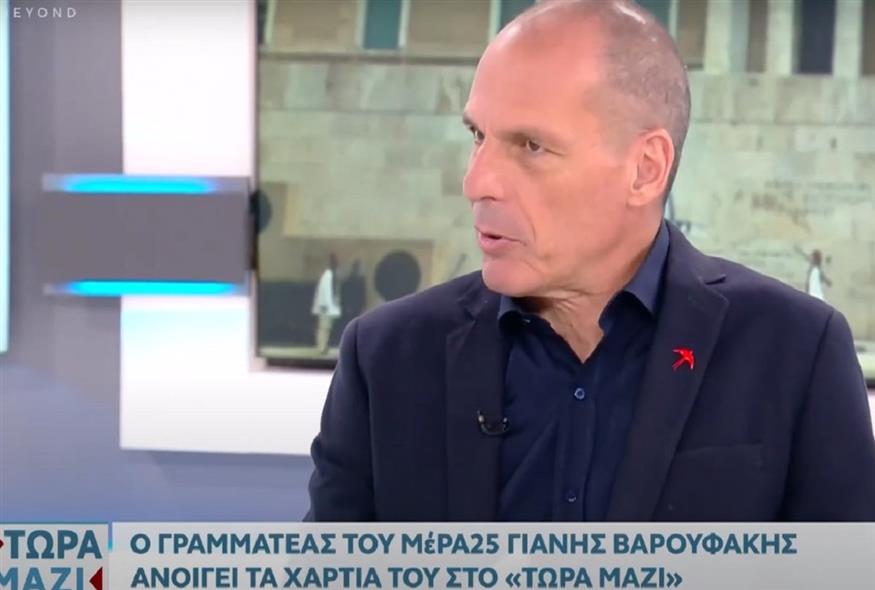 Βαρουφάκης στο OPEN (Screenshot)