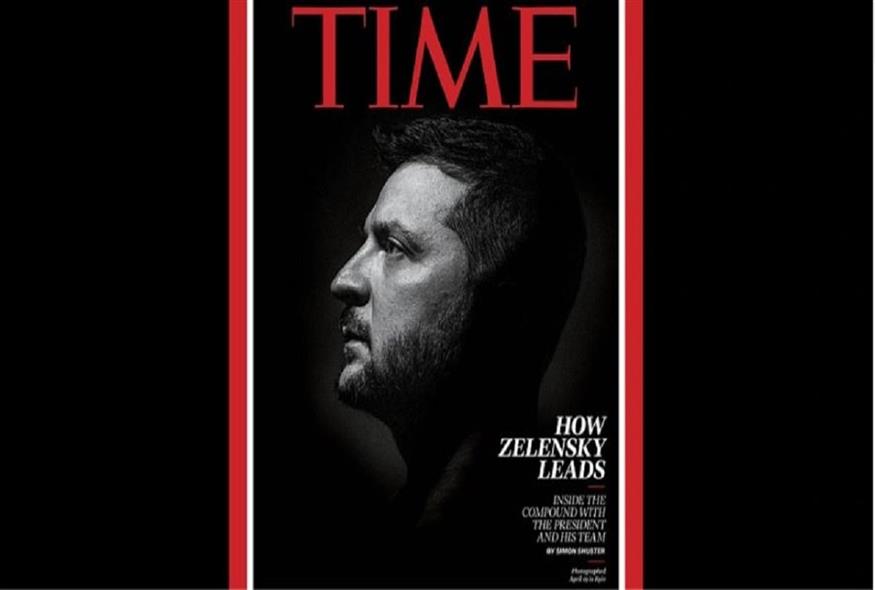 Ο Ζελένσκι στο εξώφυλλο του Time