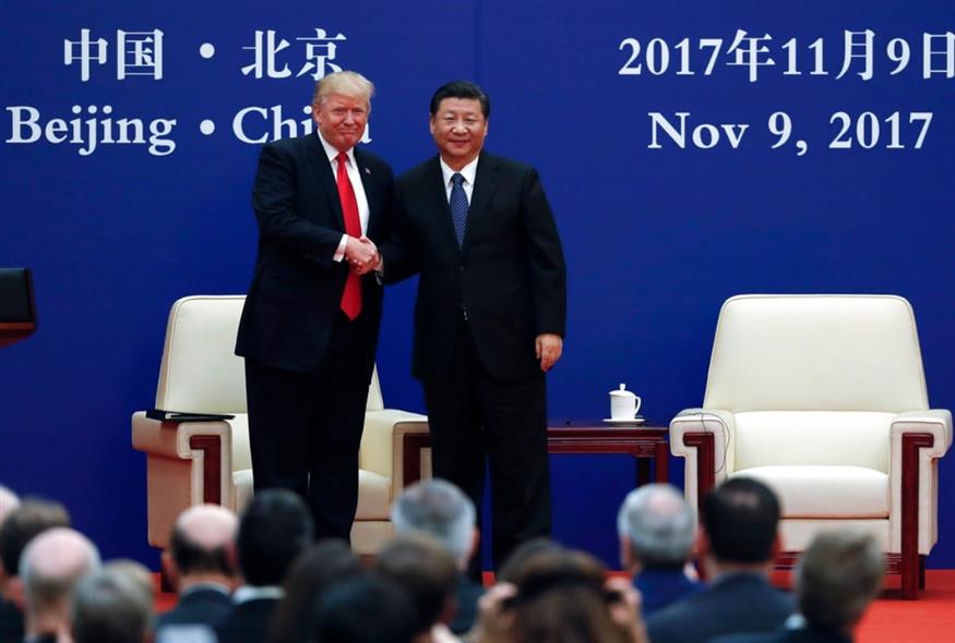 Τραμπ και Σι Τζινπίνγκ/ΑΡ