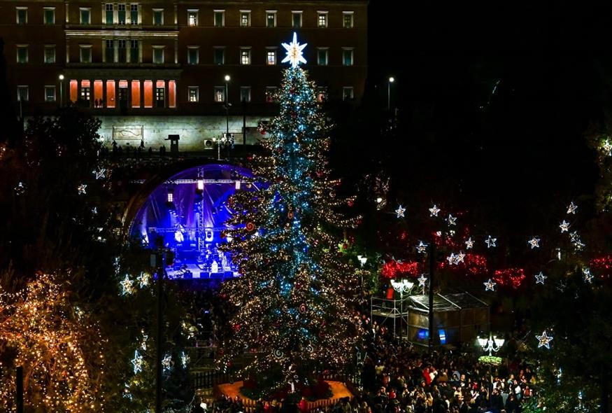 Χριστούγεννα - Σύνταγμα (EUROKINISSI)