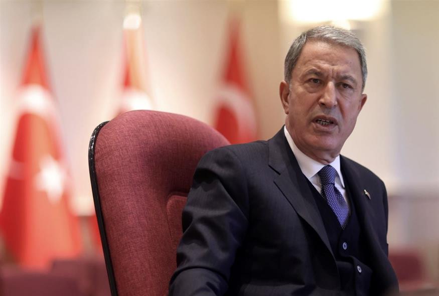 Ο Χουλουσί Ακάρ (Arif Akdogan/Turkish Defense Ministry via AP, Pool)
