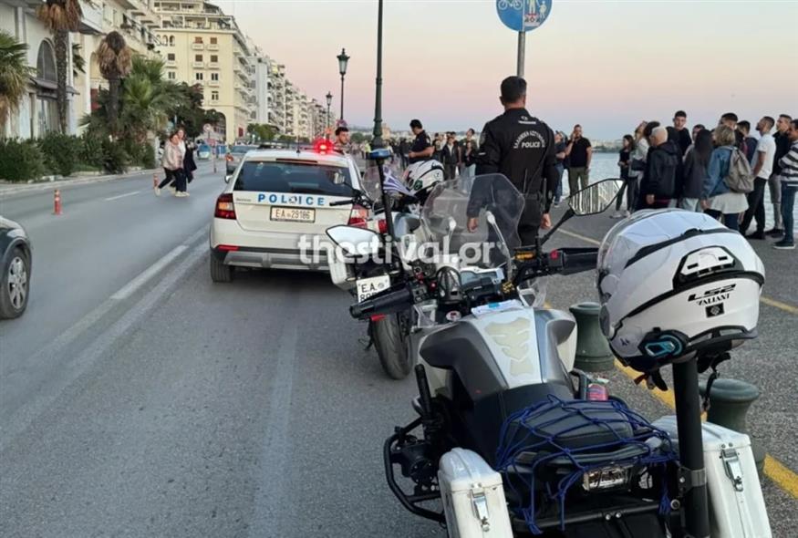 Ισχυρή κινητοποίηση της ΕΛ.ΑΣ. στο κέντρο της Θεσσαλονίκης (Πηγή φωτο: thestival.gr)