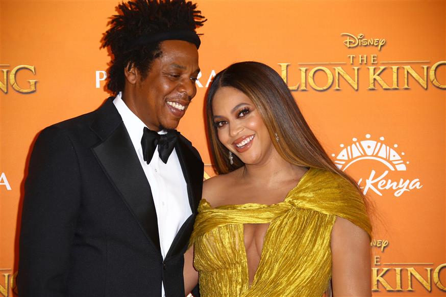 O Jay-Z μαζί με τη Beyonce (Copyright: Joel C Ryan/Invision/AP, File)