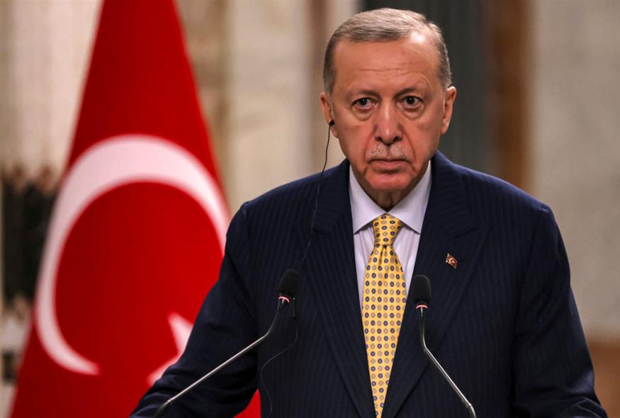 Ο Τούρκος πρόεδρος, Ρετζέπ Ταγίπ Ερντογάν/AP IMAGES