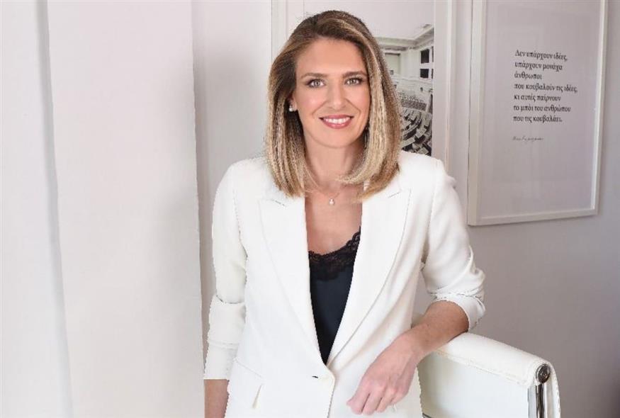 Η υφυπουργός εργασίας, Άννα Ευθυμίου