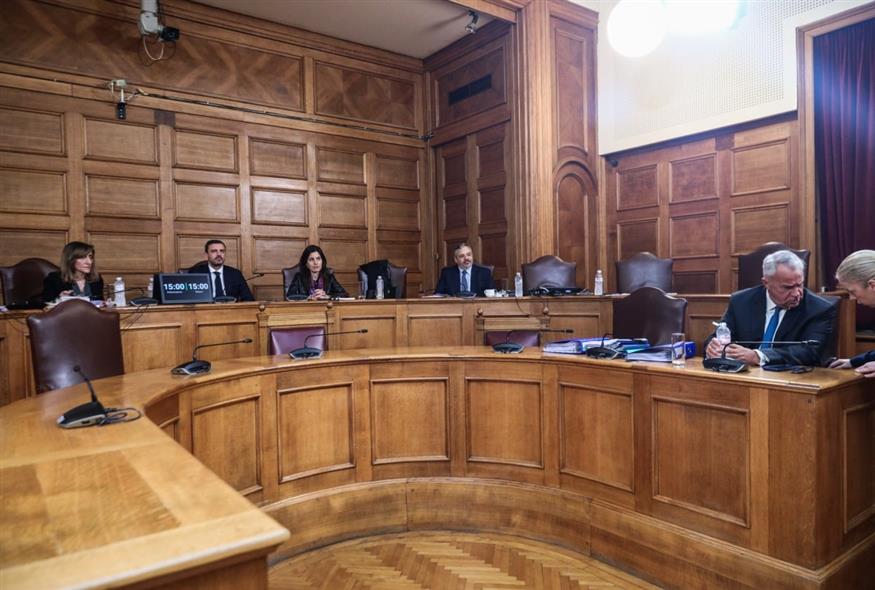 Ο Μάκης Βορίδης στην Εξεταστική Επιτροπή (ΓΙΑΝΝΗΣ ΠΑΝΑΓΟΠΟΥΛΟΣ/EUROKINISSI)