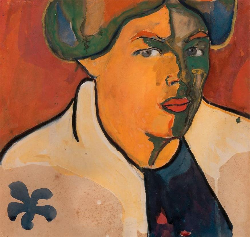 Πίνακας πορτρέτο γυναίκας του Kazimir Malevich (1879–1935) (State Museum of Contemporary Art Costakis Collection)