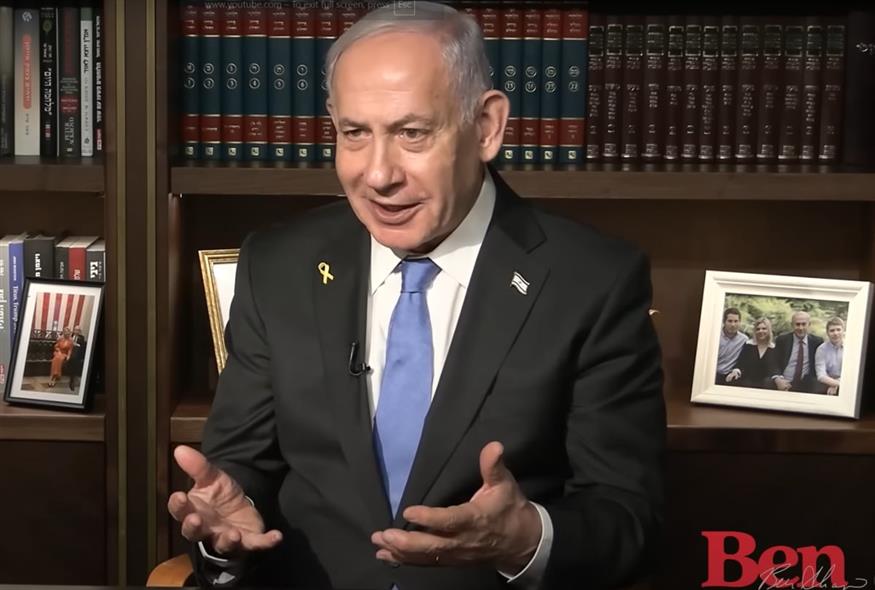 Ο Μπένιαμιν Νετανιάχου με τον Μπεν Σαπίρο (YouTube)