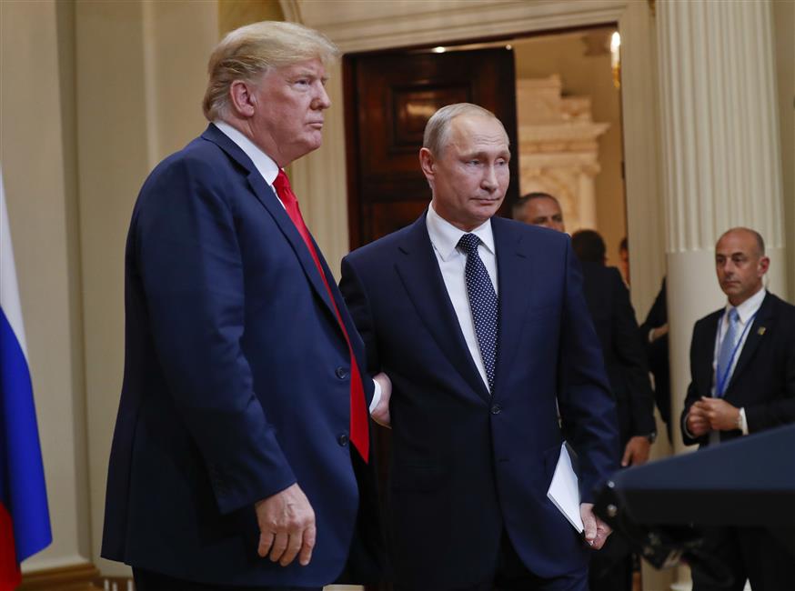 Τραμπ και Πούτιν θα τα πουν σύντομα (AP/Pablo Martinez Monsivais)
