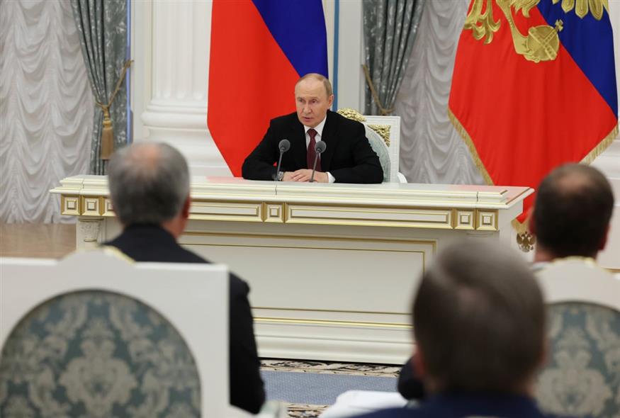 Βλαντίμιρ Πούτιν (Vyacheslav Prokofyev, Sputnik, Kremlin Pool Photo via AP)