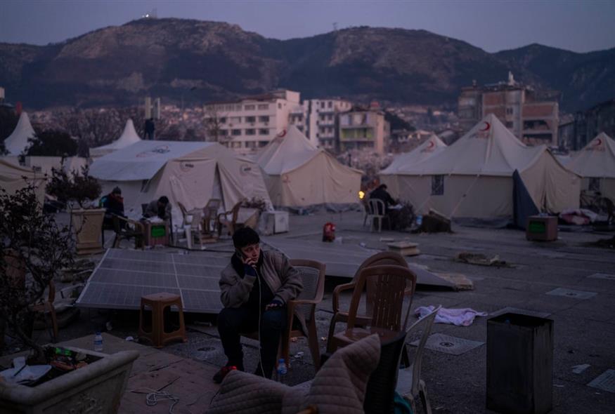 Σεισμός στην Τουρκία (AP Photo/Screenshot)