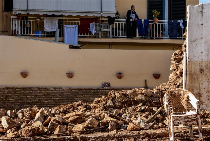 Φωτογραφία αρχείου από τις καταστροφές στη Μάνδρα το 2017 (ΠΑΝΑΓΟΠΟΥΛΟΣ ΓΙΑΝΝΗΣ/EUROKINISSI)