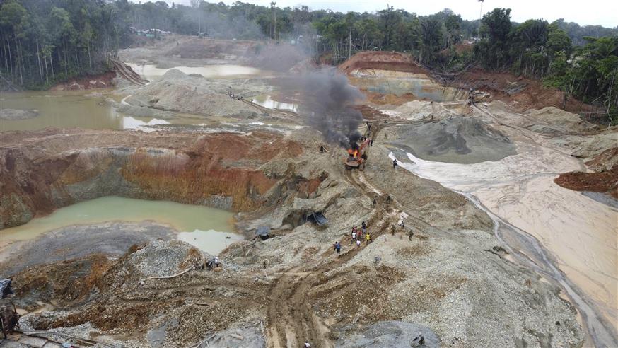 Παράνομο ορυχείο στην Κολομβία (φωτογραφία αρχείου/ΑP photo)