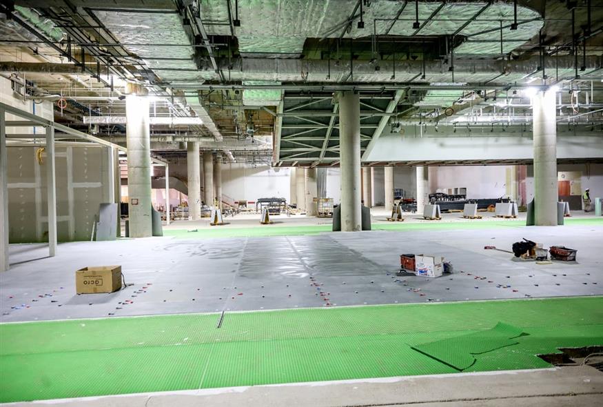 Έργα στο Καστέλι (ΣΤΕΦΑΝΟΣ ΡΑΠΑΝΗΣ /EUROKINISSI)